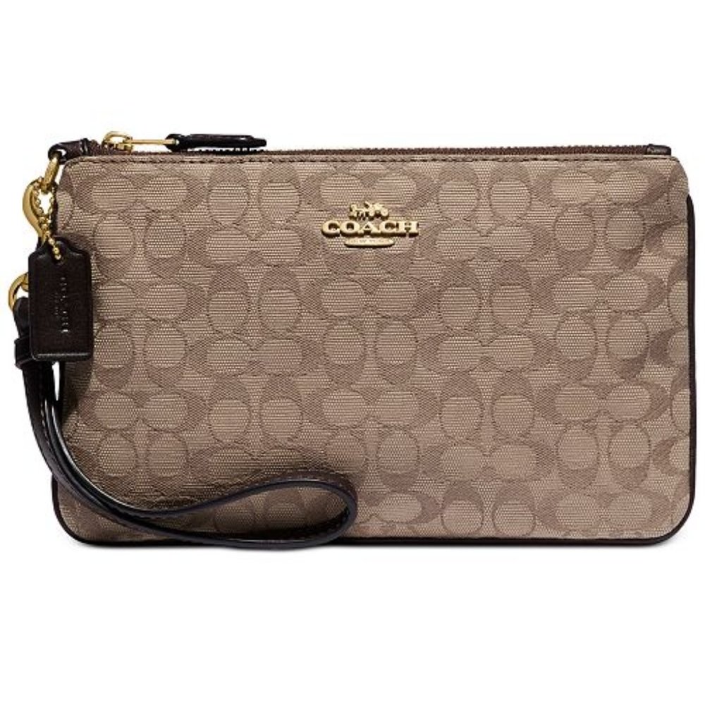 Coach Small Signature Wristlet
